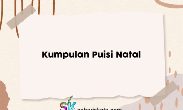 Kumpulan Puisi Natal