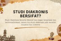 Studi Diakronis Bersifat