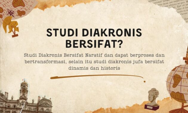 Studi Diakronis Bersifat