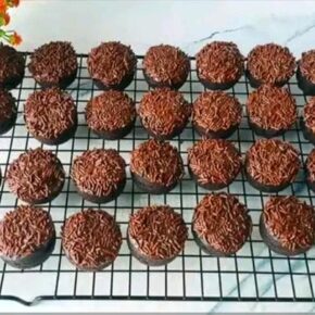 Gambar brownies mini kukus_alineaku