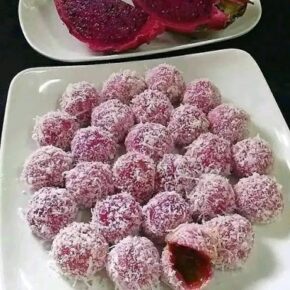 resep klepon buah naga_alineaku