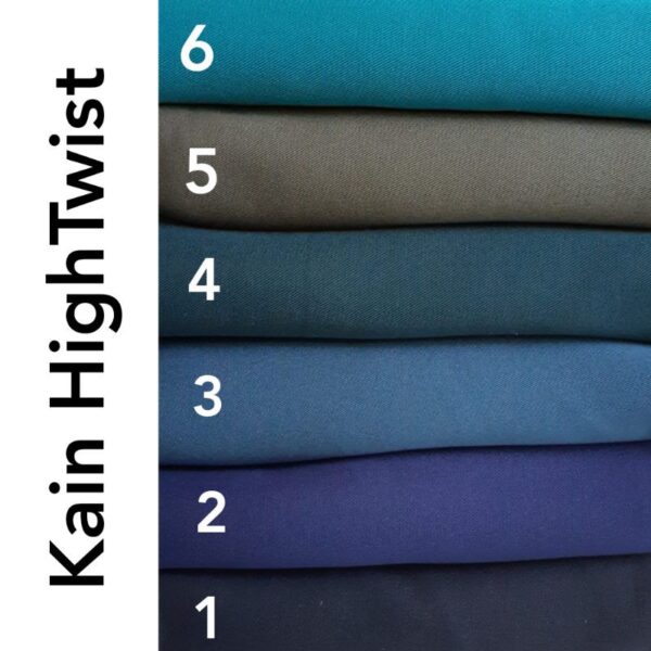 Kelebihan dan kekurangan bahan high twist