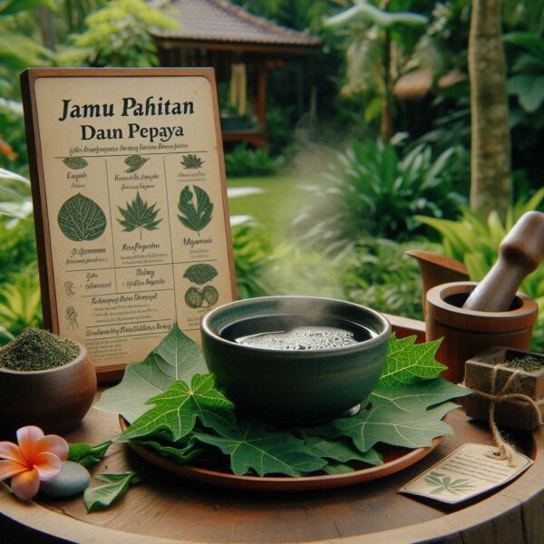 Manfaat jamu pahitan daun pepaya